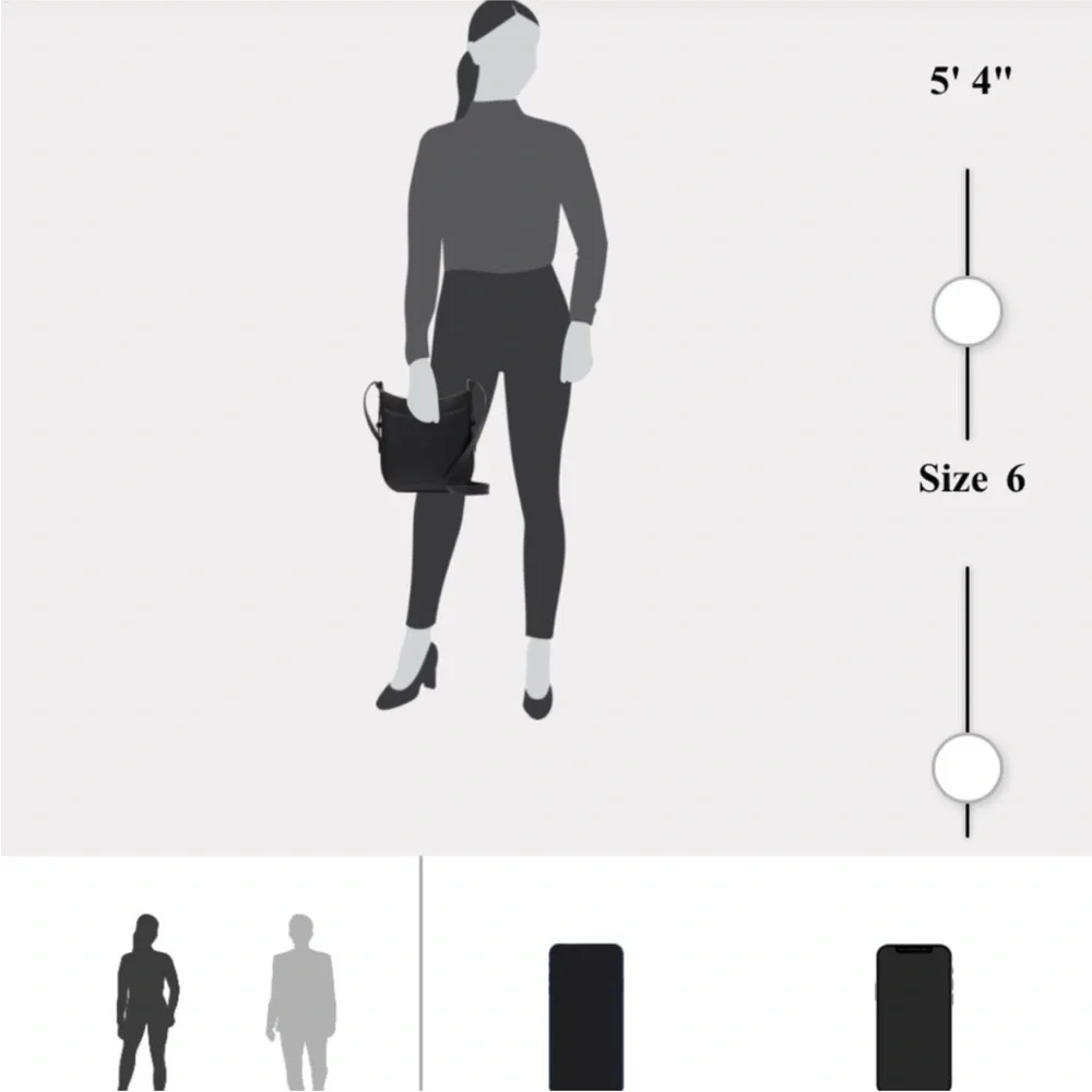 Kate spade NEW YORK North South Leila Crossbody crossbody bag black leather - Picture 6 of 10